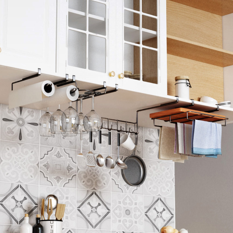 Punch-free 304 stainless steel kitchen shelving basket containing shelving shelving cabinet overall cabinet finishing rack