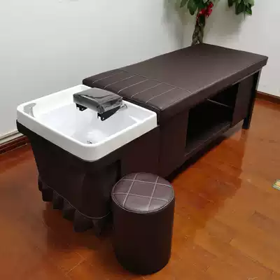 Thai shampoo bed hair salon shop special beauty salon full lying head treatment Flushing bed aromatherapy massage integrated bed
