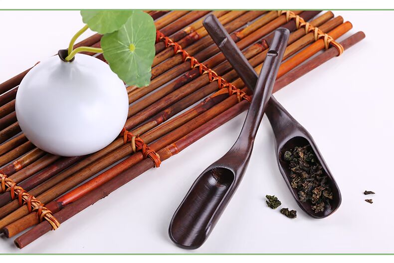 Furong mun muỗng cà phê muỗng trà tre xẻng trà trà muỗng trà kung fu bộ trà lễ phụ tùng - Trà sứ bộ ấm chén cao cấp