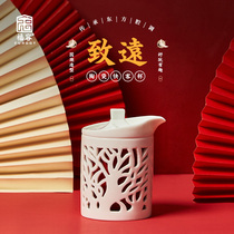 Ceramic fast guest Cup one pot three cups simple portable outdoor teapot tea cup portable travel tea set set