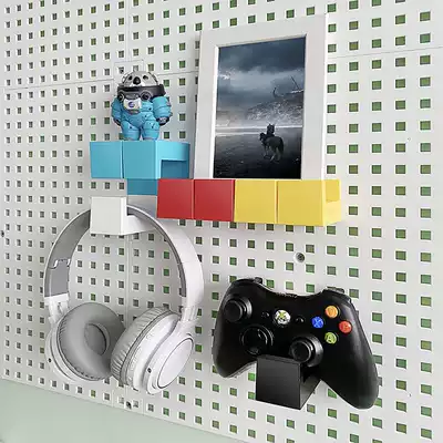 Creative punch-free model blind box Model shelf storage box Wall display display rack partition to put photo frame