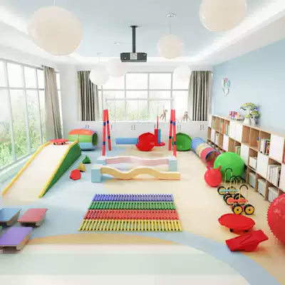 Children's sensory integration training one-stop procurement sensory integration classroom physical training children's family sensory integration training full set