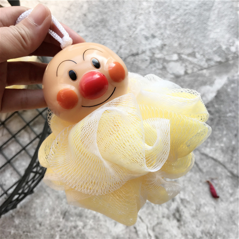 Japanese Breadman baby baby bath ball bath ball bacteria boy bath ball into Bath ball Bath flower
