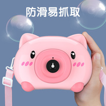 Fully automatic blowing bubble machine camera Childrens tennis Red Teenage Hearts Bubble Gun SHAKE Toy Bubbles