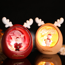 Christmas Gifts Santa Christmas Christmas Deer Stars Light Atmosphere Lights Christmas Eve Sends Girlfriend Kid Children Gifts