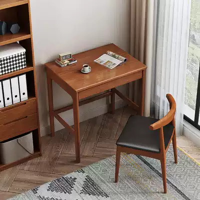 Solid wood desk home student table bedroom desk computer desk study simple office table small apartment