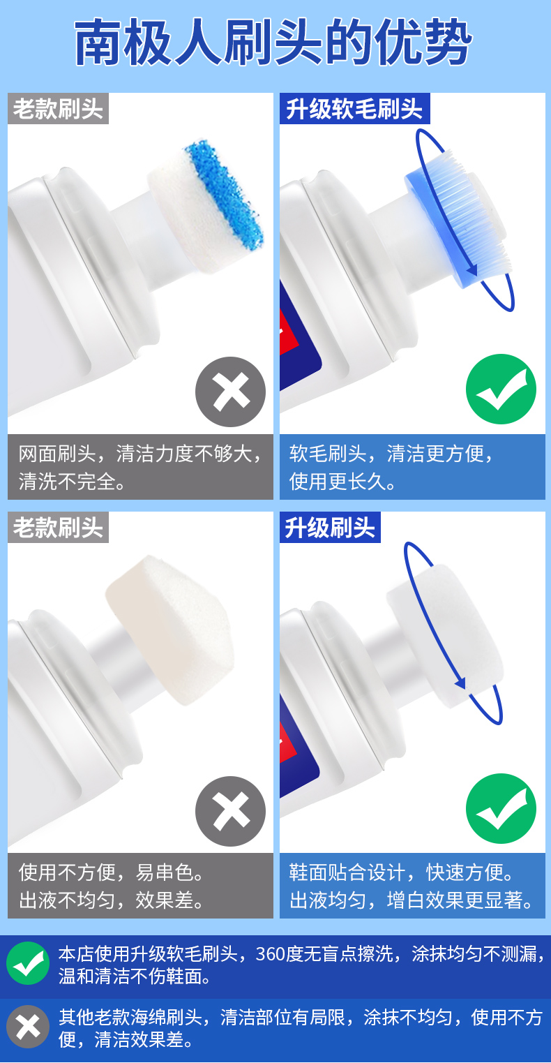 南极人  清洁增白组合 小白鞋神器 图8