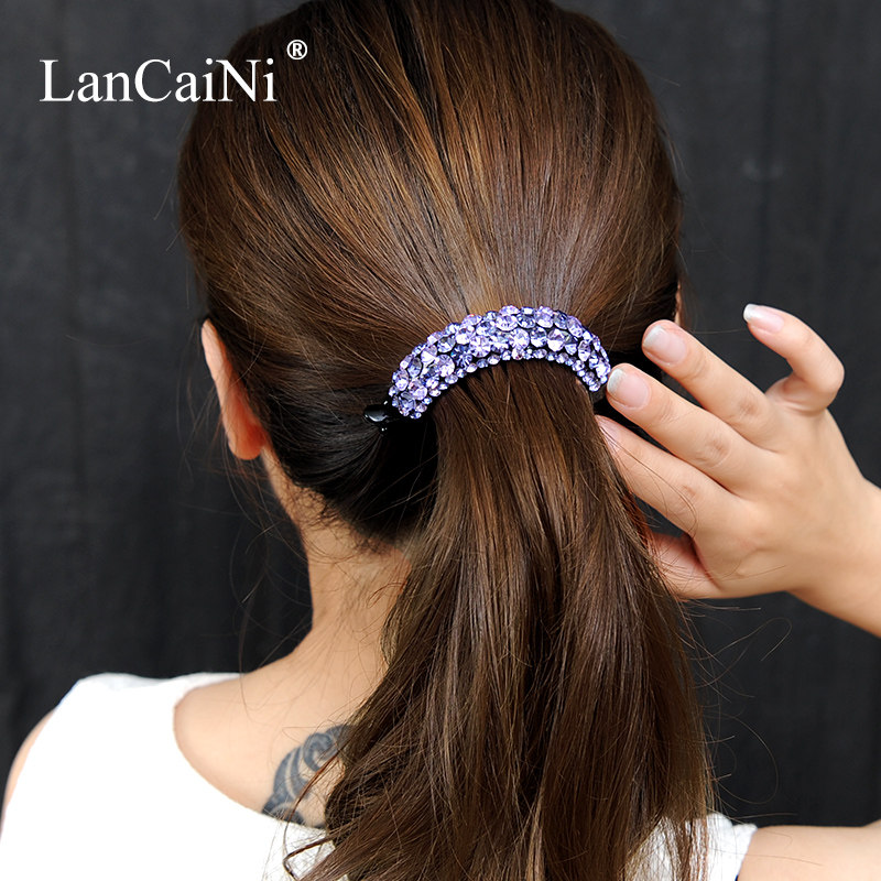 Hairpin Hairpin Hairpin Tail Leather Strap Head Accessories South Korea Hairpin Mother's Elegant Head Flower Adult Ornament Clips Hair Accessories