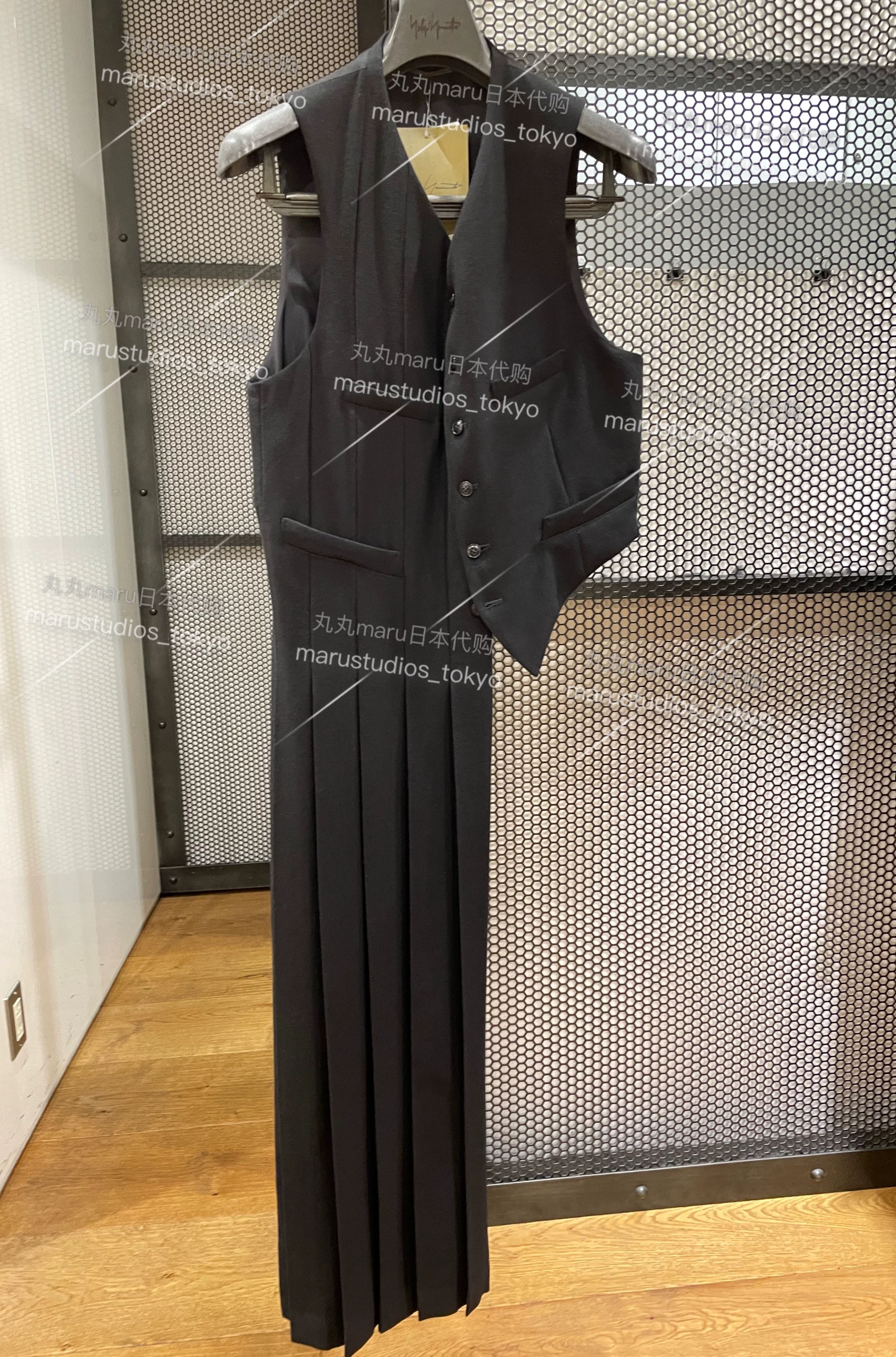 Японское агентство покупок с бесплатной доставкой 22aw Yohji Yamamoto Yohji асимметричный односторонний складной жилет