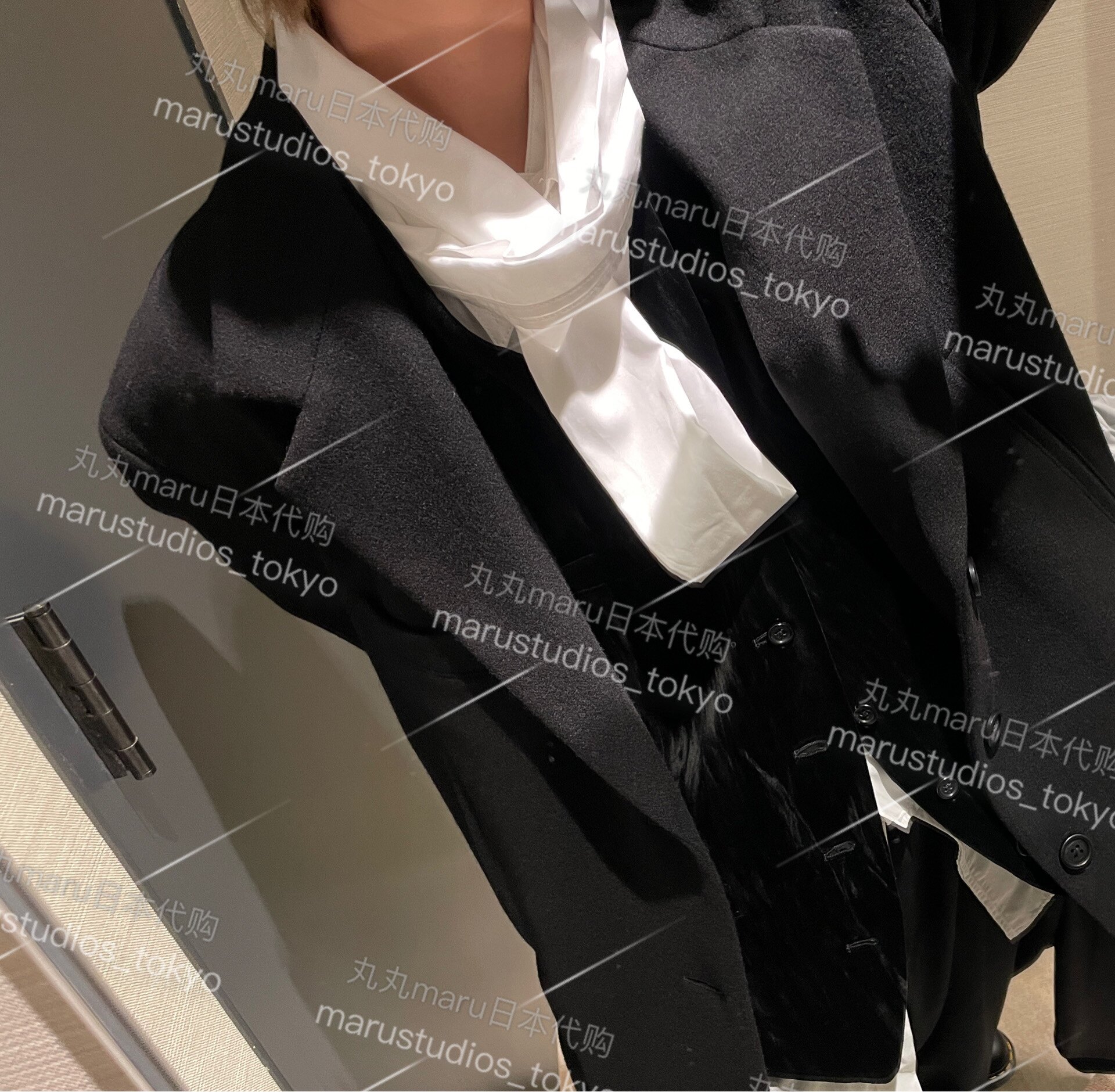 Жилеты 折 日本代购 23aw yohji 山本耀司 秀款 后侧拼接 丝绒 背心马甲 OTHER