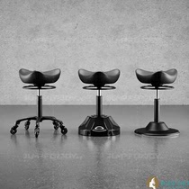 Beauty Stool Saddle Chair Rotating Lift Work Chair Tattoo Master Chair Barber Shop Hairdressing Work Stool Pulley Stool