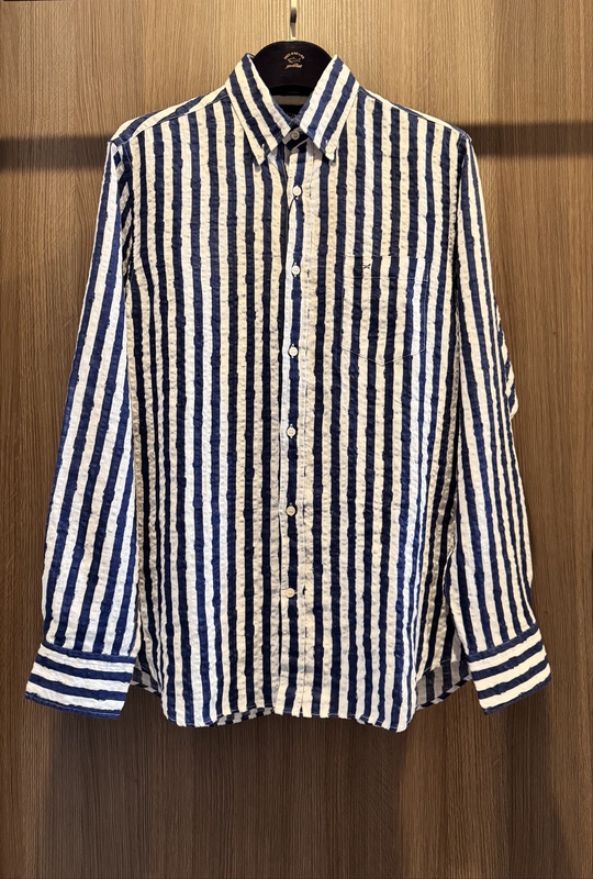 Shark Shark Paul Shark Shirt 100% Linen Shirt