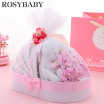 Newborn baby gift box cotton clothes warm set spring and summer Full Moon 100 days men and women baby gift supplies