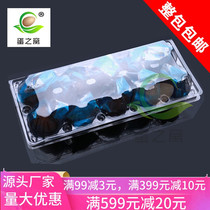10 vacuum duck egg tray plastic disposable mud duck egg box duck egg gift box roast duck egg packaging
