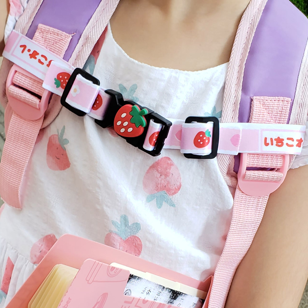 School bag anti-slip belt children's cartoon school bag belt chest non-slip card buckle belt student outdoor backpack fastening buckle