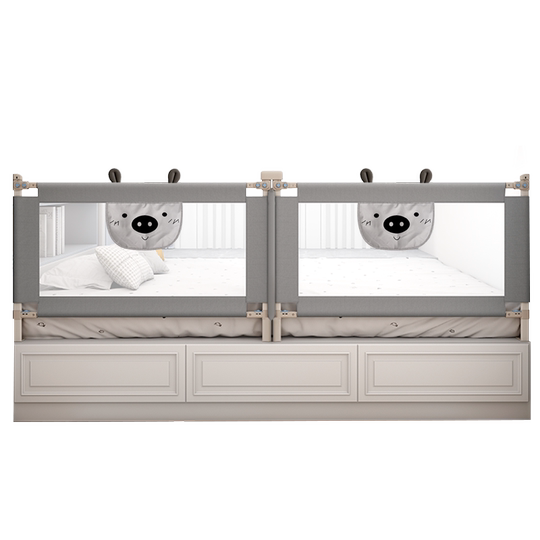 Bed fence custom bed type without punching and lifting barrier-free