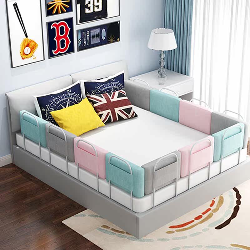 Baby Anti-Fall Bed Fence Children Baby Anti Fall Bed Bedside Protection Baffler Bed Guard Soft Bag Universal Bed Guardrails
