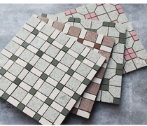 Kitchen and bathroom balcony covered with antique old style full-body ceramics Hong Kong-style mosaic exterior wall porcelain paper leather brick non-slip