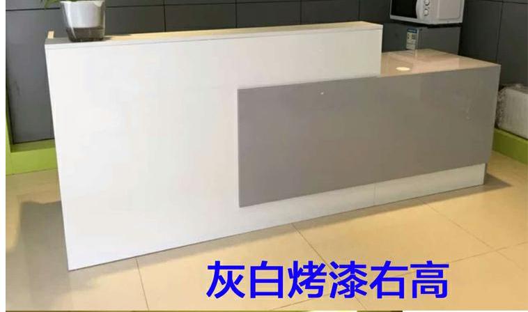 Quầy lễ tân sơn, bàn làm việc đơn giản và hiện đại, nội thất văn phòng, bàn, khách sạn, bàn đón khách - Nội thất siêu thị xe kéo hàng