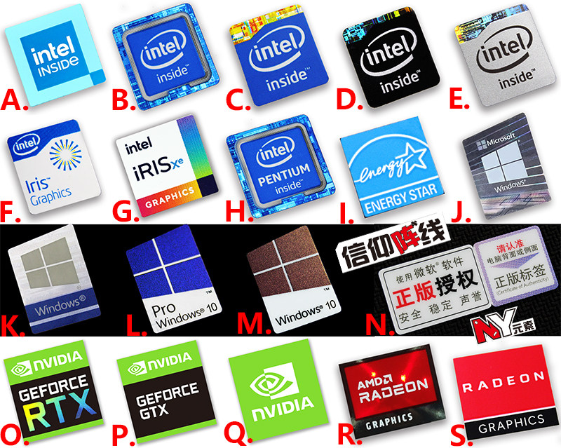 “Intel Inside”贴纸是什么?适用于哪些CPU与主控设备?_电子产品_淘宝数码网