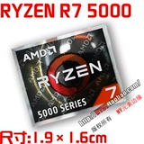 Оригинальная защитная пленка для процессора AMD Ryzen R9 R7 R5 R3 серии 5000, этикетка для ноутбука