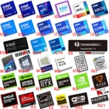 Оригинальный Ultra i7 i5 i9 u9 arc u7 notebbook 14 -го поколения Compure Cpu Label