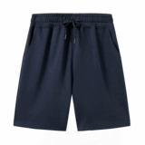 Летние однотонные черные штаны для отдыха, спортивные пляжные шорты, большой размер, свободный прямой крой