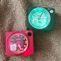 Japan SEIKO Djokovic Joint Alarm Clock Mute Night Light Snooze Student Bedside 907