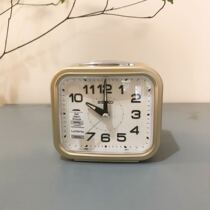 Japan SEIKO SEIKO Silent Alarm Clock students children bedside bedroom night light snooze luminous 023 050