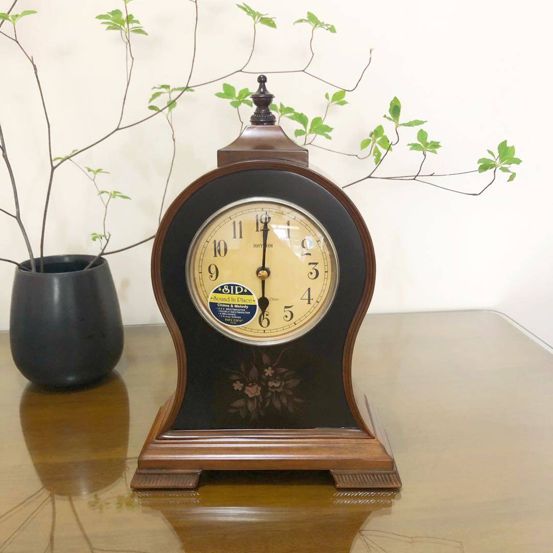 RHYTH Nippon Regal Grandfather Clock European Classical Living Room Office High Grade Solid Wood Music 169 721