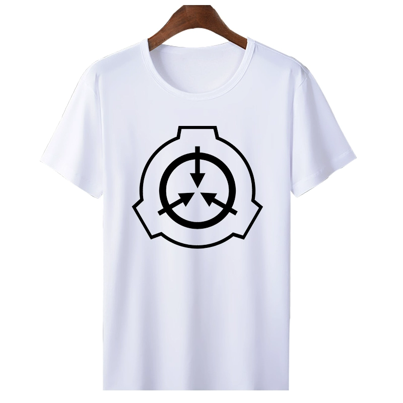 SCP Foundation T-shirt Kiểm soát hiện tượng tự nhiên Mùa hè nam và nữ sinh viên ngắn tay nhân dân tệ thứ cấp xung quanh quần áo anime - Carton / Hoạt hình liên quan