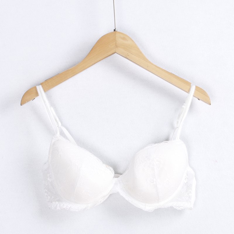 2386 áo ngực vòng thép cô gái gatherlace đơn giản đồ lót áo ngực cá nhỏ ngoại thương womens giải phóng mặt bằng