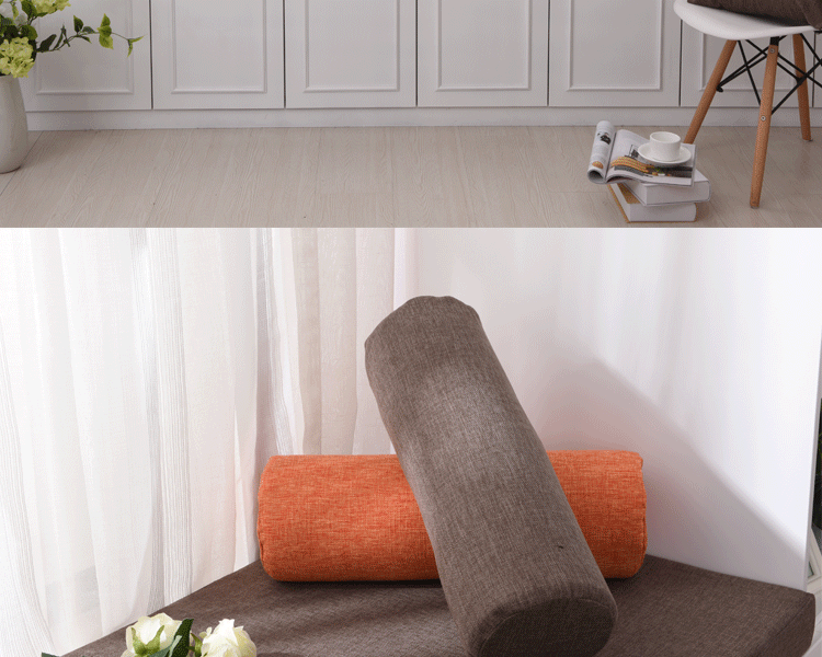 Yiyu bông cùi gối sofa gối xe văn phòng đệm với lõi - Trở lại đệm / Bolsters gối mền 2 trong 1