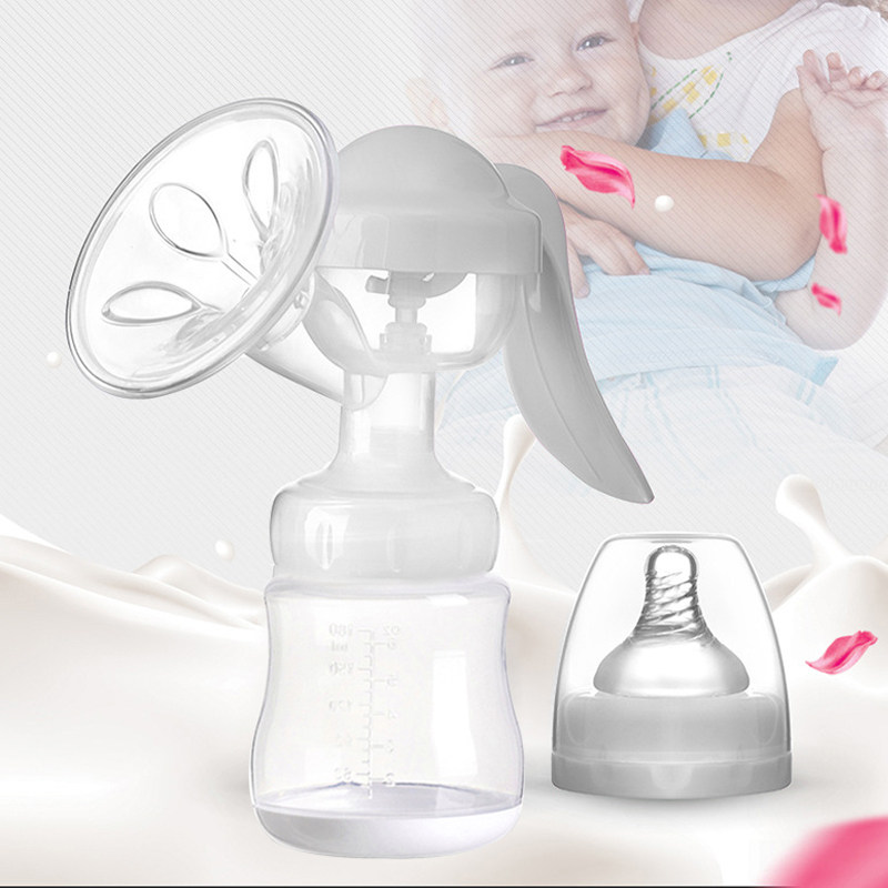 Manual breast pump High suction milker Breast milk collector Breast pump pump Breast pump set