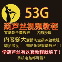 Gourd silk video tutorial teaching zero-based self-study introduction Beginner teaching video tutorial Zero-based