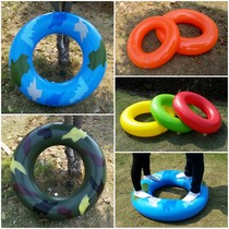 Large number of adults thickened camouflage rubber swimming ring fatson Similar to inner tube abrasion resistant floating circle children pure colour sitting lap