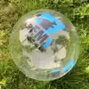 Thickened beach ball children's performance props inflatable transparent ball 28cm diameter ocean ball baby early education water polo