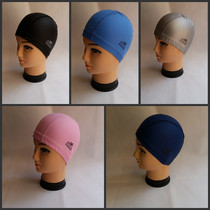 National male and female swimming cap adult non-rib head swimming cap protective hair quality waterproof anti-dust hat