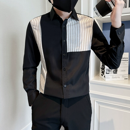 Мужская весенняя осенняя рубашка для отдыха