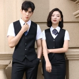 Комплект подходит для мужчин и женщин, летний жилет, пиджак классического кроя для отеля для работы