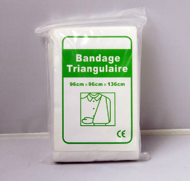 Disposable non-woven triangular towel triangular bandage first aid kit fracture bandage fixed first aid kit dressing training