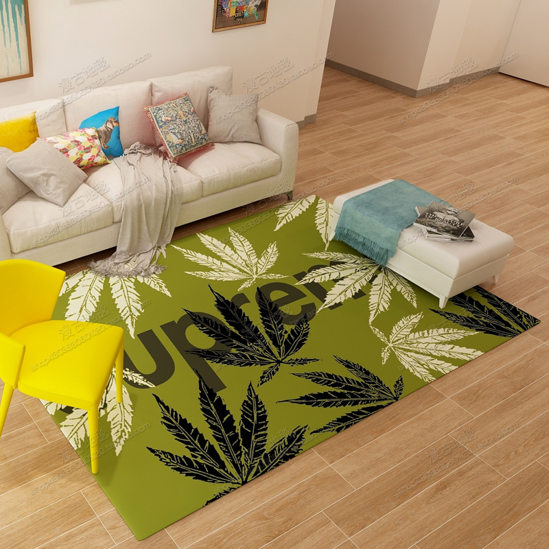 trendy living room kaws carpet bedroom bedside blanket personality bla coffee table mat cloakroom tide brand floor mats can be customized