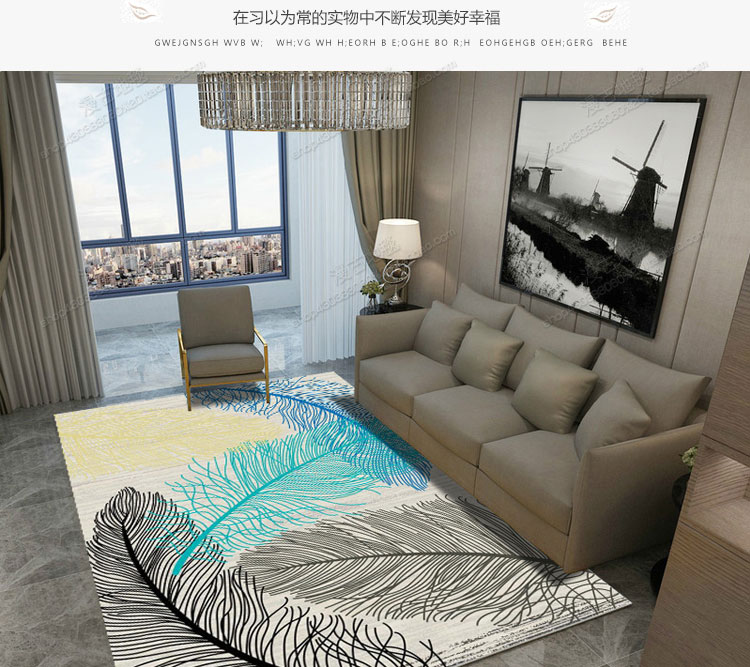 Bắc Âu hiện đại hình học phòng khách thảm đơn giản bàn cà phê sofa thảm phòng ngủ đầu giường thảm đầy đủ cửa hàng tùy chỉnh - Thảm thảm trải ghế sofa