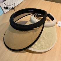 Hong Kong empty top hat womens summer linen breathable sun hat large brim sun hat versatile fashionable sun hat