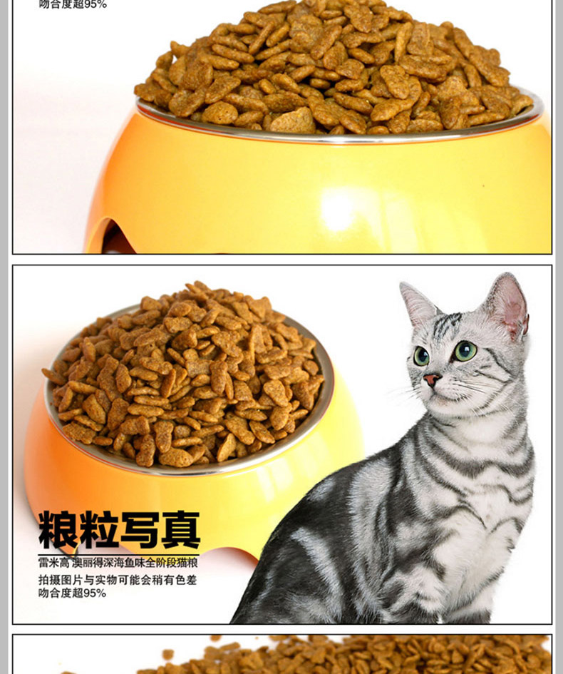 Mèo Remy Gao Olay thức ăn chính 10kg gấu trúc mèo trưởng thành mèo nói chung cá biển thức ăn cho mèo - Cat Staples đồ ăn cho mèo con