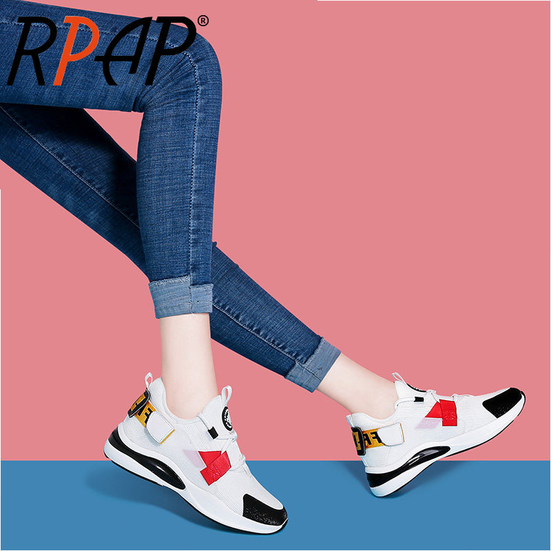 RPAP Light Luxury Brands Fashion Interior Heightening Sneakers Women Spring New 100 Hitch Pop Casual Old Daddy Running Shoes