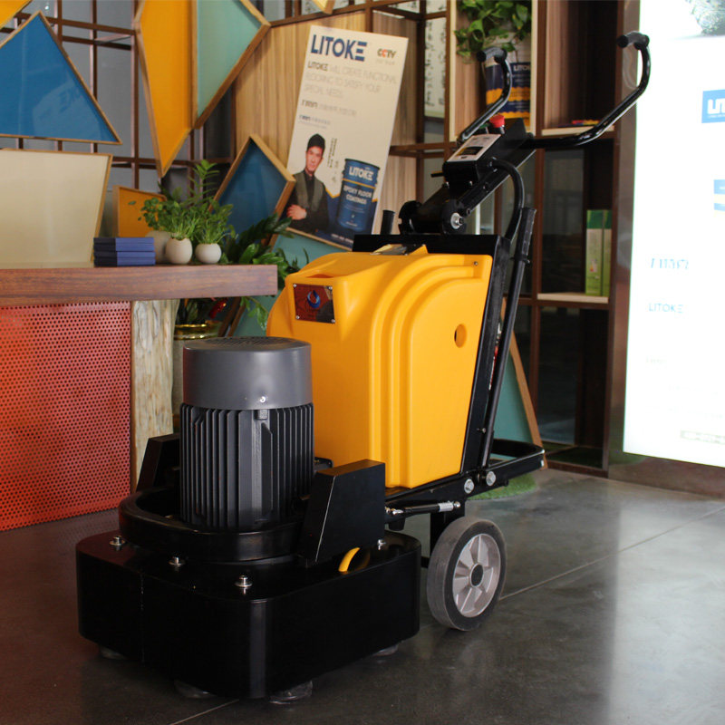 Mr small 12-head large grinding machine Concrete seal curing agent construction grinding machine Ground renovation polishing machine