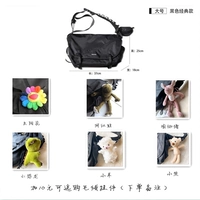 Черная большая подвеска, плюшевая