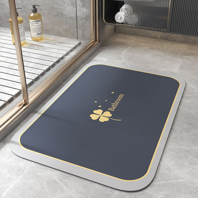 Diatom mud absorbent floor mat, anti-slip bathroom, toilet, kitchen door, anti-slip quick-drying foot mat, soft mat