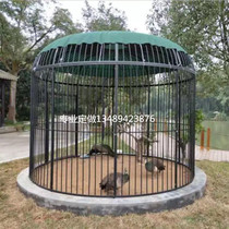Wrought iron outdoor large-scale decorative birdcage starling budgie oversized peacock netting birdcage giant custom-made